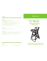 Kiddicare TREAT Instruction Manual preview