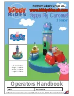 Preview for 1 page of Kiddy Rides Peppa Pig Carousel Operator'S Handbook Manual