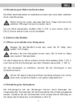 Preview for 10 page of KIDDY kiddy carry system Directions For Use Manual