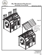 Предварительный просмотр 21 страницы KidKraft 00155 Assembly Instructions Manual