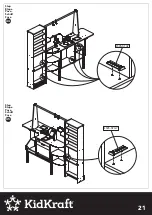 Предварительный просмотр 22 страницы KidKraft 10262 Manual