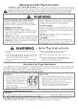 Preview for 3 page of KidKraft 20098 Installation And Operating Instructions Manual