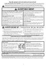 Preview for 8 page of KidKraft 20098 Installation And Operating Instructions Manual