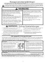 Preview for 18 page of KidKraft 20098 Installation And Operating Instructions Manual