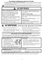 Preview for 23 page of KidKraft 20098 Installation And Operating Instructions Manual