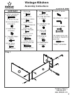 Предварительный просмотр 2 страницы KidKraft 53157 Assembly Instructions Manual