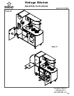 Предварительный просмотр 12 страницы KidKraft 53157 Assembly Instructions Manual