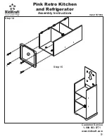 Предварительный просмотр 9 страницы KidKraft 53160A Assembly Instructions Manual