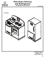 Предварительный просмотр 12 страницы KidKraft 53160A Assembly Instructions Manual