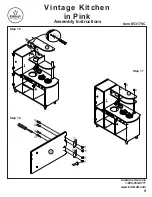 Предварительный просмотр 9 страницы KidKraft 53179C Assembly Instructions Manual