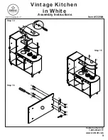 Предварительный просмотр 9 страницы KidKraft 53208A Assembly Instructions Manual