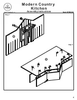 Предварительный просмотр 4 страницы KidKraft 53222A Assembly Instructions Manual