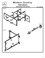 Предварительный просмотр 7 страницы KidKraft 53222A Assembly Instructions Manual