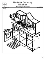 Предварительный просмотр 10 страницы KidKraft 53222A Assembly Instructions Manual