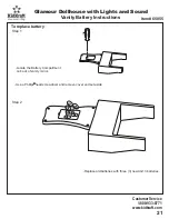 Предварительный просмотр 21 страницы KidKraft 65055 Assembly Instructions Manual