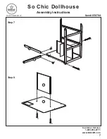 Предварительный просмотр 7 страницы KidKraft 65078A Assembly Instructions Manual