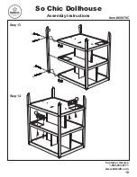 Предварительный просмотр 10 страницы KidKraft 65078C Assembly Instructions Manual