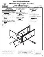 Предварительный просмотр 2 страницы KidKraft 65140 Assembly Instructions Manual