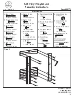 Preview for 3 page of KidKraft Activity Playhouse Assembly Instructions Manual