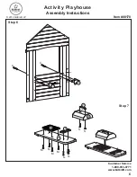 Preview for 6 page of KidKraft Activity Playhouse Assembly Instructions Manual