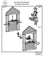 Preview for 7 page of KidKraft Activity Playhouse Assembly Instructions Manual