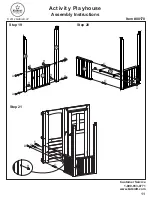 Preview for 11 page of KidKraft Activity Playhouse Assembly Instructions Manual