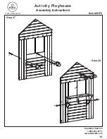 Preview for 14 page of KidKraft Activity Playhouse Assembly Instructions Manual