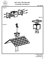 Preview for 17 page of KidKraft Activity Playhouse Assembly Instructions Manual