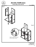 Предварительный просмотр 3 страницы KidKraft Amelia Follhouse 65093A Assembly Instructions Manual