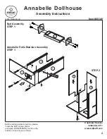 Preview for 2 page of KidKraft Annabelle Dollhouse Assembly Instructions Manual