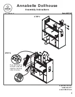 Предварительный просмотр 4 страницы KidKraft Annabelle Dollhouse Assembly Instructions Manual