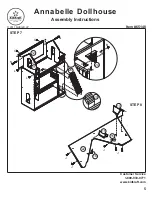 Preview for 5 page of KidKraft Annabelle Dollhouse Assembly Instructions Manual