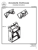 Предварительный просмотр 6 страницы KidKraft Annabelle Dollhouse Assembly Instructions Manual