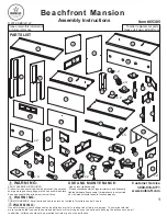 KidKraft Beachfront Mansion Assembly Instructions Manual предпросмотр