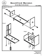 Предварительный просмотр 3 страницы KidKraft Beachfront Mansion Assembly Instructions Manual