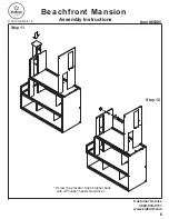 Предварительный просмотр 6 страницы KidKraft Beachfront Mansion Assembly Instructions Manual