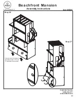 Предварительный просмотр 11 страницы KidKraft Beachfront Mansion Assembly Instructions Manual