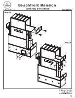 Предварительный просмотр 12 страницы KidKraft Beachfront Mansion Assembly Instructions Manual