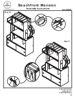 Предварительный просмотр 13 страницы KidKraft Beachfront Mansion Assembly Instructions Manual