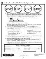 Preview for 22 page of KidKraft BILT COMMAND BASE BATTLE FORT Installation And Operating Instructions Manual