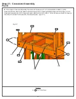 Предварительный просмотр 61 страницы KidKraft Cedar Summit Adventure Ridge Playset Installation And Operating Instructions Manual