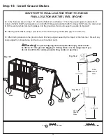 Preview for 36 page of KidKraft Cedar Summit BEAR CAVE LODGE FSC Installation And Operating Instructions Manual