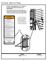 Предварительный просмотр 99 страницы KidKraft Cedar Summit DEVONSHIRE ELITE Installation And Operating Instructions Manual