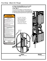 Preview for 112 page of KidKraft Cedar Summit F29080 Installation And Operating Instructions Manual