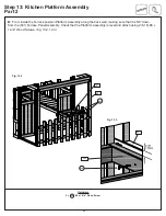 Preview for 44 page of KidKraft Cedar Summit Timber Trail Playhouse Installation And Operating Instructions Manual