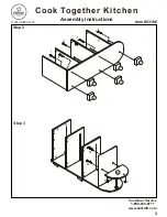 Preview for 3 page of KidKraft Cook Together Kitchen 53186 Assembly Instructions Manual