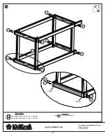 Предварительный просмотр 28 страницы KidKraft CREATIVE COVE PLAYSET Installation And Operating Instructions Manual