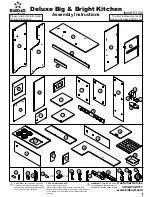 Предварительный просмотр 1 страницы KidKraft Deluxe Big & Bright Kitchen Assembly Instructions Manual