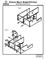 Предварительный просмотр 3 страницы KidKraft Deluxe Big & Bright Kitchen Assembly Instructions Manual