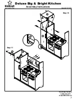 Предварительный просмотр 7 страницы KidKraft Deluxe Big & Bright Kitchen Assembly Instructions Manual